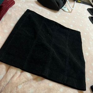 Black corduroy skirt size 9/29w